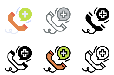 Ambulance Call Icons