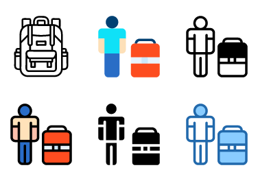 Backpacker Icons