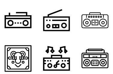 Boombox Icons