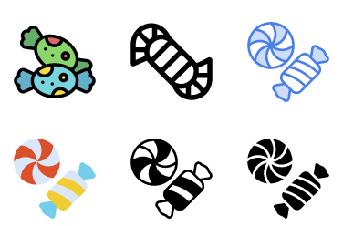 Candy Wrapper Icons