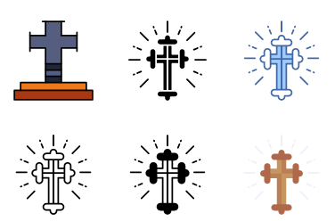 Christian Cross Icons