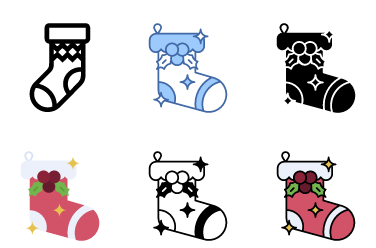Christmas Stocking Icons