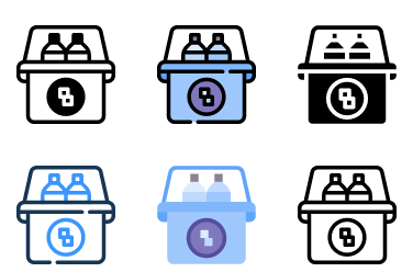 Cold Drinks Icons