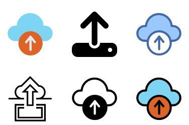 Computer Upload Icons