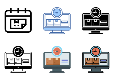Delivery Schedule Icons