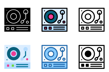 DJ 混音器图标