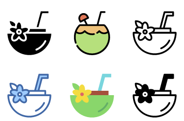 Exotic Drink Icons