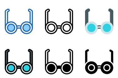 Eye Wear Icons