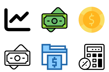 Finanzen-Icons