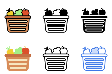 Grocery Shopping Icons