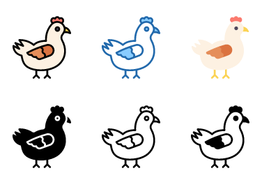 Hen Icons