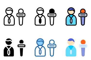 Journalist Icons