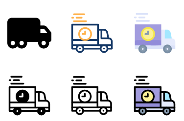 Moving Van Icons