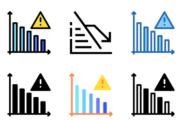 Negative Trend Icons