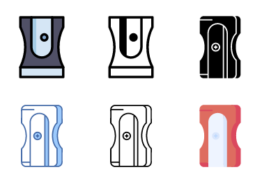 Pencil Sharpener Icons