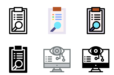 Predictive Analytics Icons
