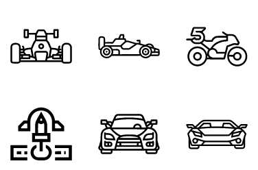 Race Car Icons