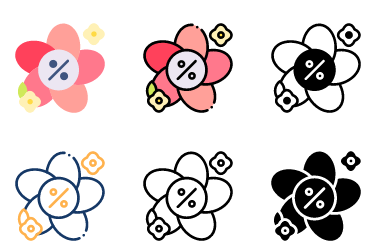Sale Percentage Icons