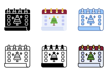 Seasonal Calendar Icons