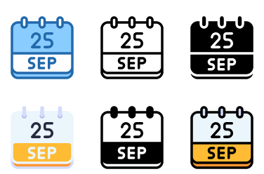 September 25 Icons