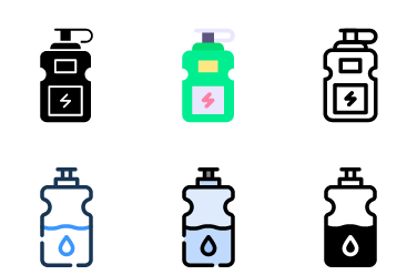 Sports Drink Icons