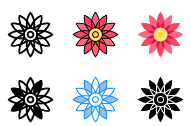Summer Flower Icons