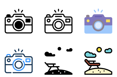 Summer Vacation Icons