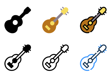 Ukulele Icons