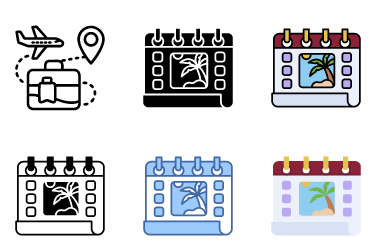 Vacation Planning Icons