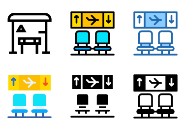 Waiting Area Icons