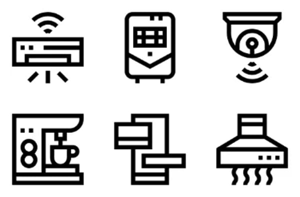Iconos de casa inteligente