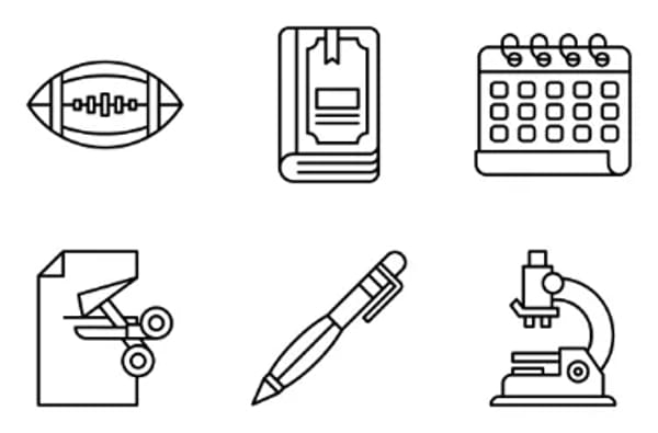 Back To School Icons