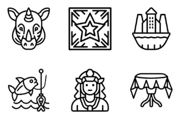 South Africa Icons