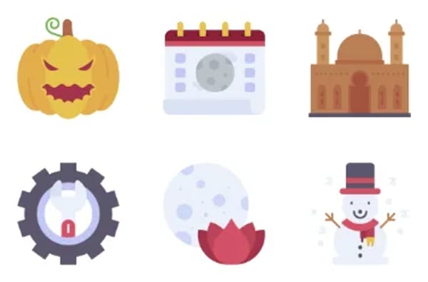 أيقونات Festivals and Holidays