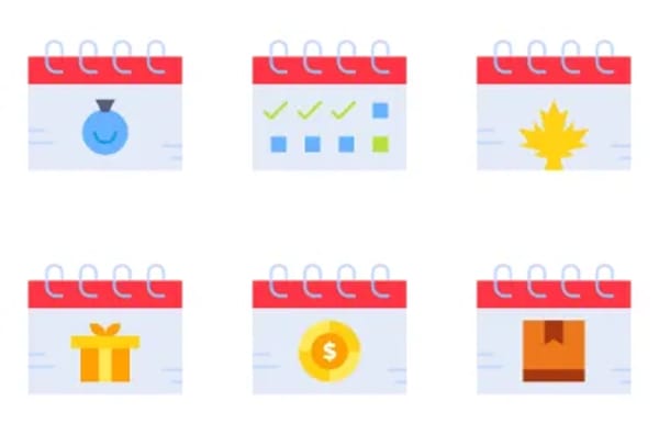 Icone calendario e data