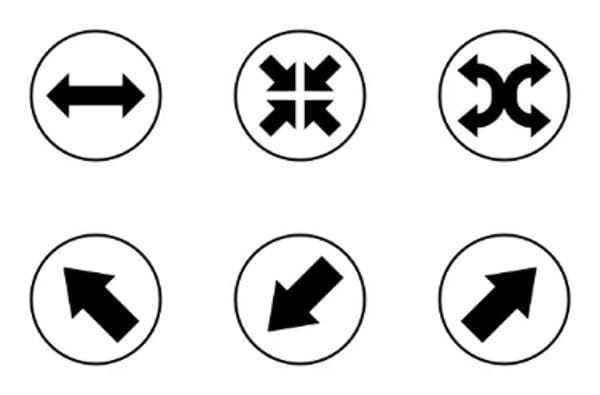 Iconos de flecha