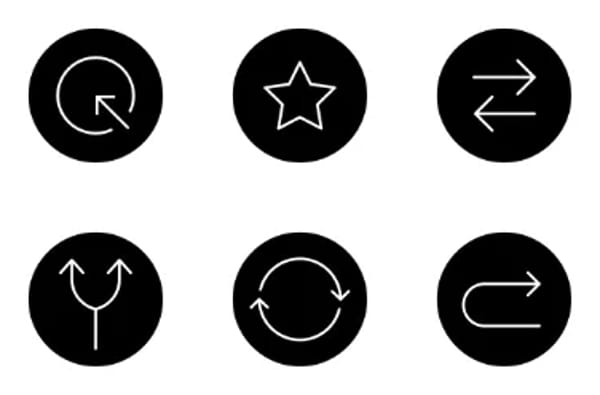 Iconos de flechas
