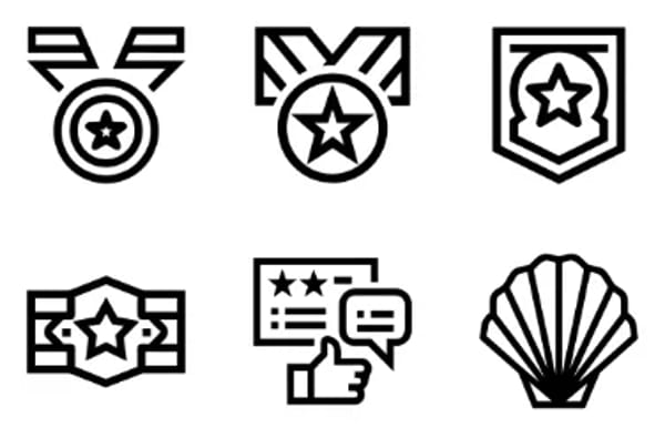 成就贴纸图标