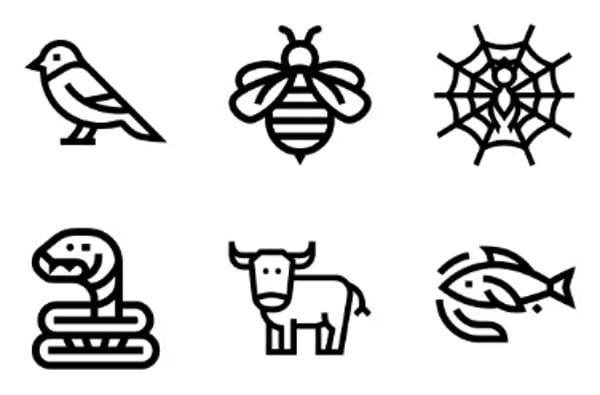 Icônes animal