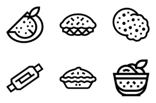 Desserts Icons