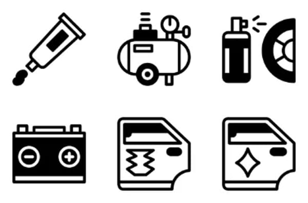 Car Painting Icons