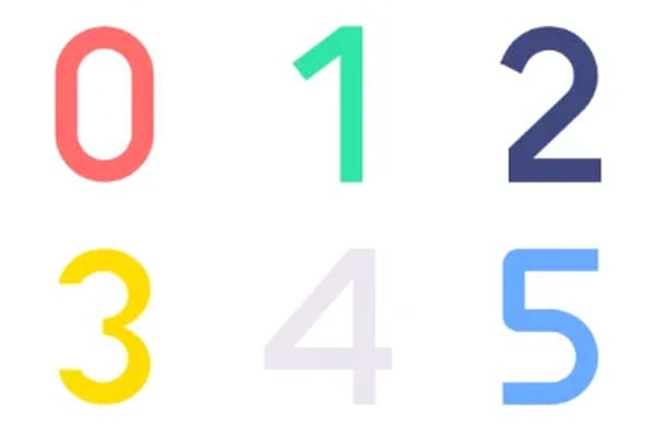 Alphabet and Numbers Icons