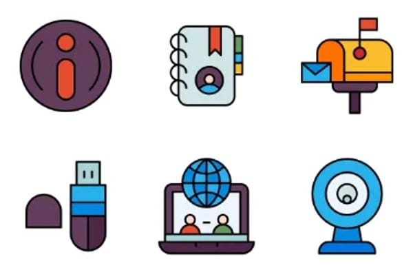 Communication And Media Icons