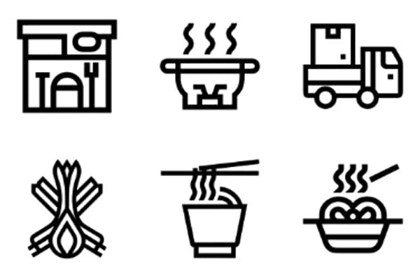 Chinese Food Icons