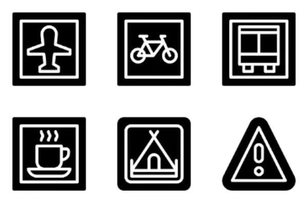 Signals and Prohibitions Icons