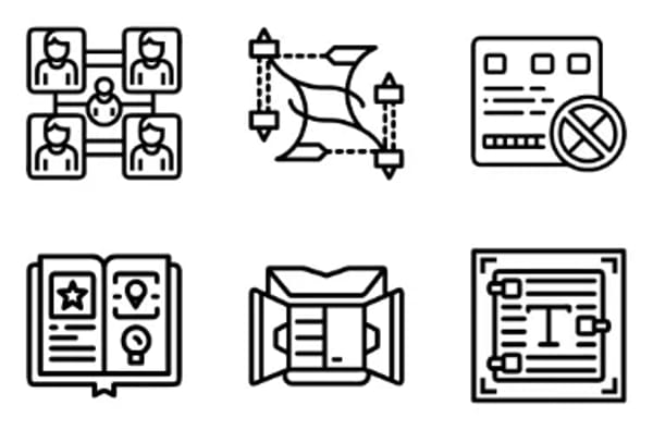 矢量编辑工具图标