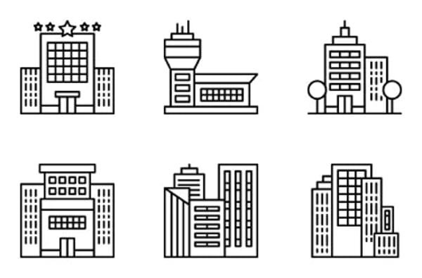 Types of Building Icons
