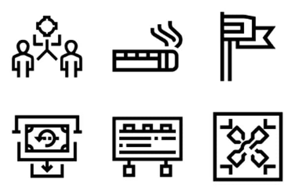 Addictions Icons