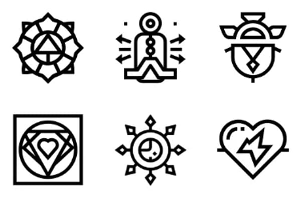 Chakras Icons