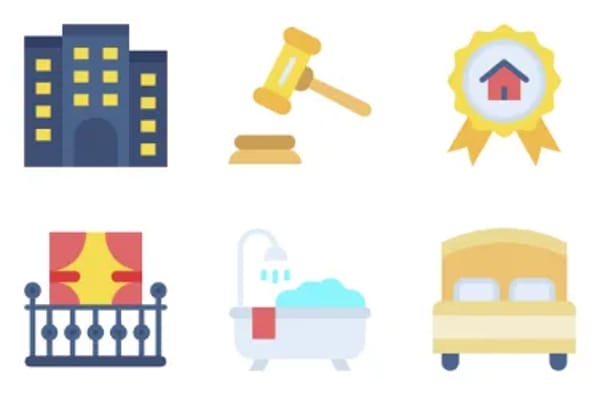 Iconos de bienes raíces